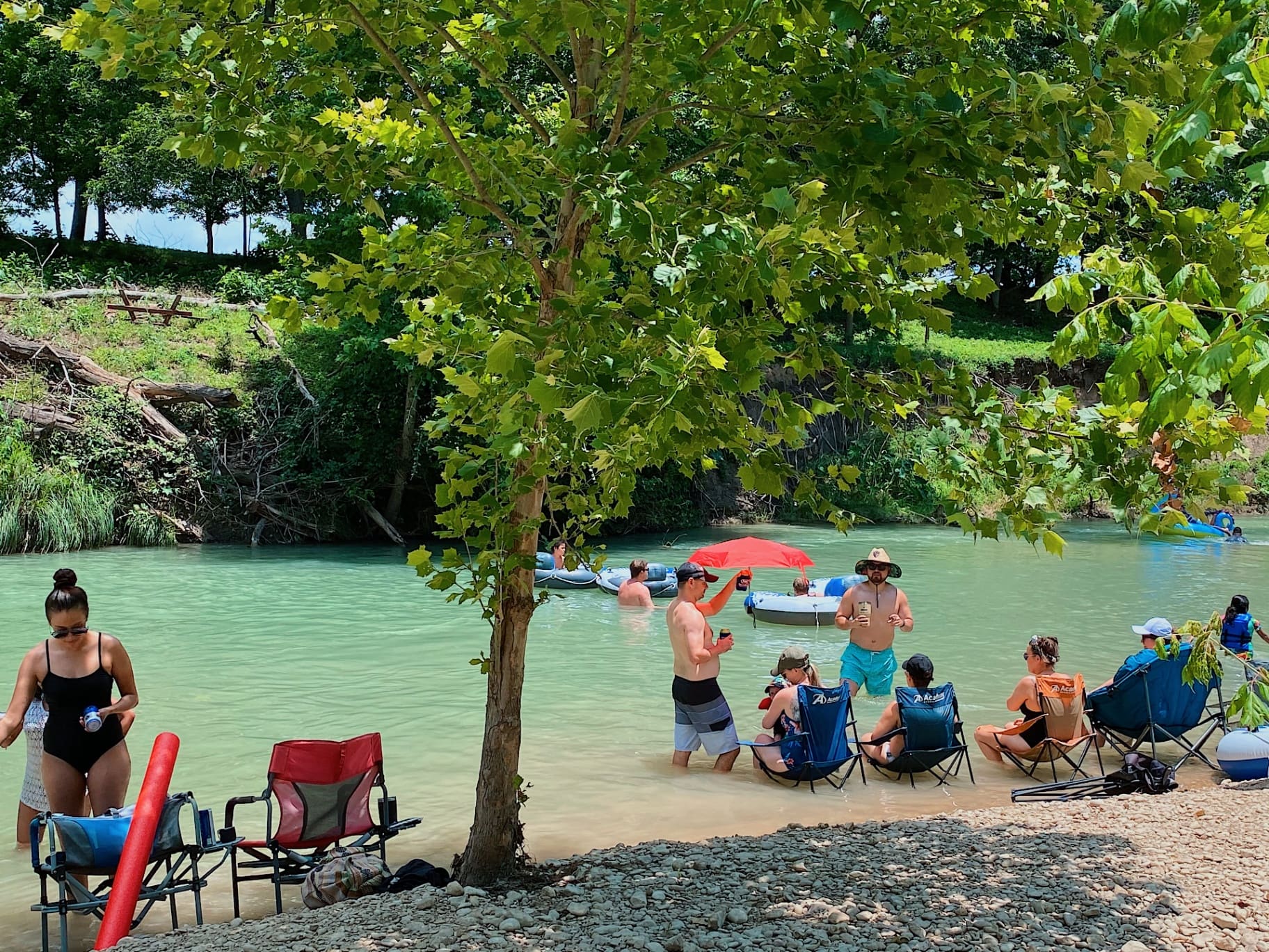 Riverfront cabin rental in the Texas Hill Country near San Antonio